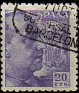 Spain 1940 Franco 20 CTS Violeta Edifil 922. España 922 u. Subida por susofe